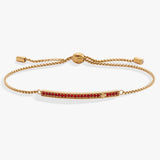 July Everyday Birthstone Pave Bolo Bracelet - Aaria Tees Aaria Tees