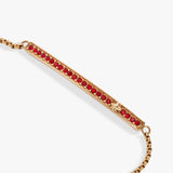 July Everyday Birthstone Pave Bolo Bracelet - Aaria Tees Aaria Tees