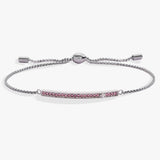 June Everyday Birthstone Pave Bolo Bracelet - Aaria Tees Aaria Tees