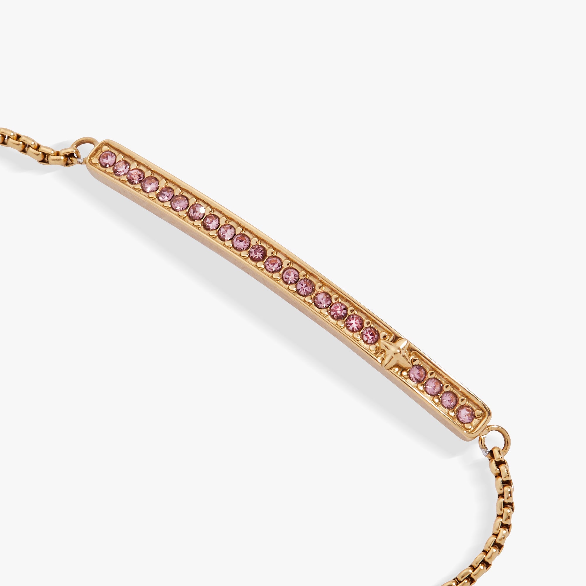 June Everyday Birthstone Pave Bolo Bracelet - Aaria Tees Aaria Tees
