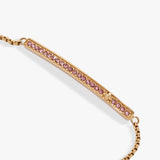 June Everyday Birthstone Pave Bolo Bracelet - Aaria Tees Aaria Tees
