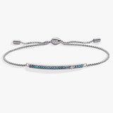 March Everyday Birthstone Pave Bolo Bracelet - Aaria Tees Aaria Tees