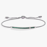 May Everyday Birthstone Pave Bolo Bracelet - Aaria Tees Aaria Tees