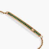 May Everyday Birthstone Pave Bolo Bracelet - Aaria Tees Aaria Tees