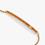 November Everyday Birthstone Pave Bolo Bracelet - Aaria Tees Aaria Tees
