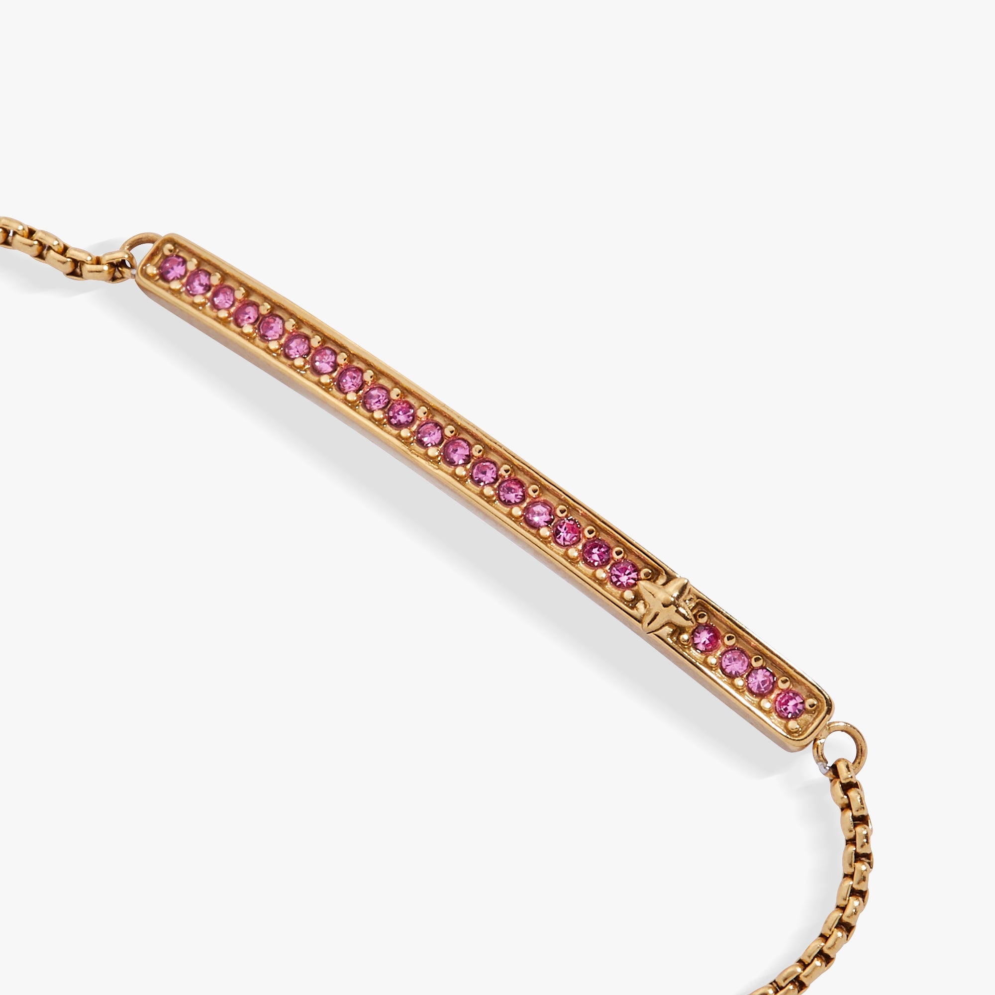 October Everyday Birthstone Pave Bolo Bracelet - Aaria Tees Aaria Tees