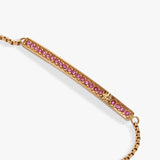 October Everyday Birthstone Pave Bolo Bracelet - Aaria Tees Aaria Tees
