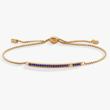 September Everyday Birthstone Pave Bolo Bracelet - Aaria Tees Aaria Tees