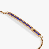 September Everyday Birthstone Pave Bolo Bracelet - Aaria Tees Aaria Tees