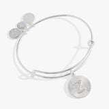 Initial Z Pave Starburst Texture Bangle - Aaria Tees Aaria Tees