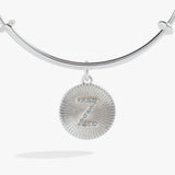 Initial Z Pave Starburst Texture Bangle - Aaria Tees Aaria Tees