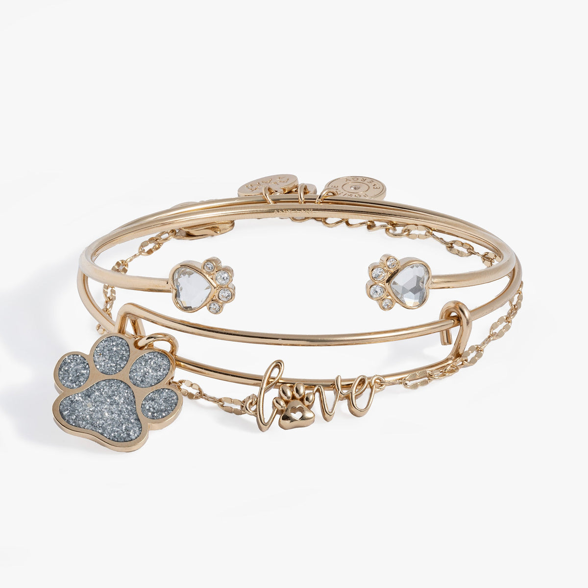 'Paws of Love' Bracelet Set of 3 - Aaria Tees