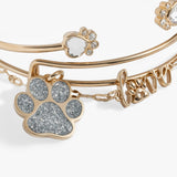 'Paws of Love' Bracelet Set of 3 - Aaria Tees Aaria Tees