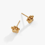 Crystal Paw Mini Stud Earrings - Aaria Tees Aaria Tees