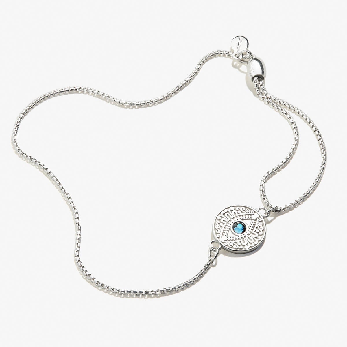 Evil Eye Crystal Pull Chain Bracelet - Aaria Tees Aaria Tees