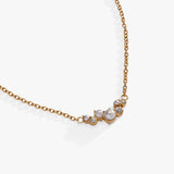 Pearl & Crystal Pendant Necklace - Aaria Tees Aaria Tees