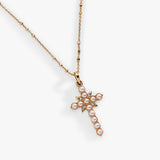 Divine Guides Cross Pendant Necklace - Aaria Tees Aaria Tees