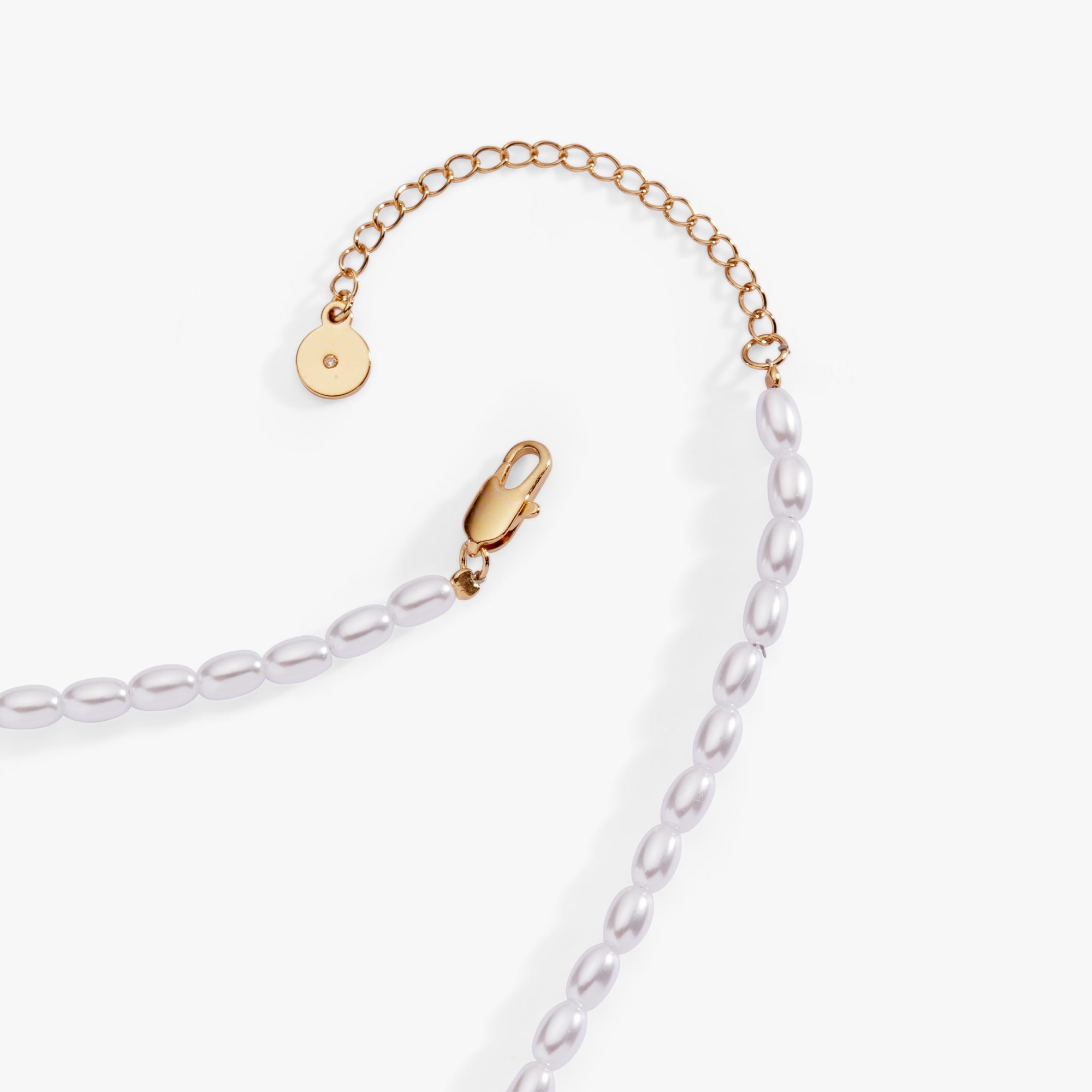 'Wifey' Bubble And Beaded Pearl Necklace - Aaria Tees Aaria Tees