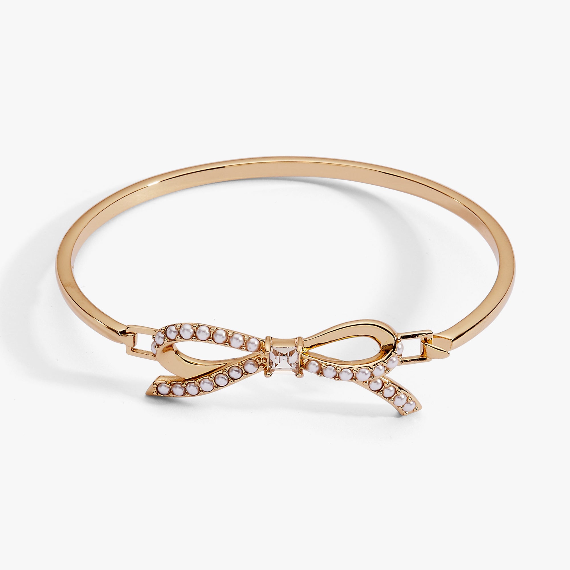 Bow Pearl Coquette Tension Bangle - Aaria Tees Aaria Tees