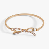 Bow Pearl Coquette Tension Bangle - Aaria Tees Aaria Tees