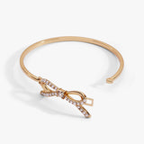 Bow Pearl Coquette Tension Bangle - Aaria Tees Aaria Tees