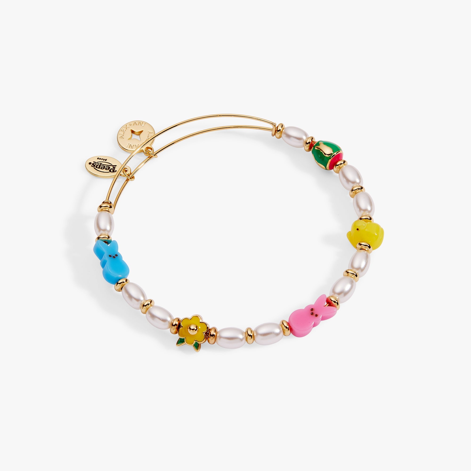 PEEPS® Chick and Bunny Beaded Bangle - Aaria Tees Aaria Tees