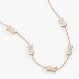 PEEPS® Pearlized Bunny Charm Necklace - Aaria Tees Aaria Tees