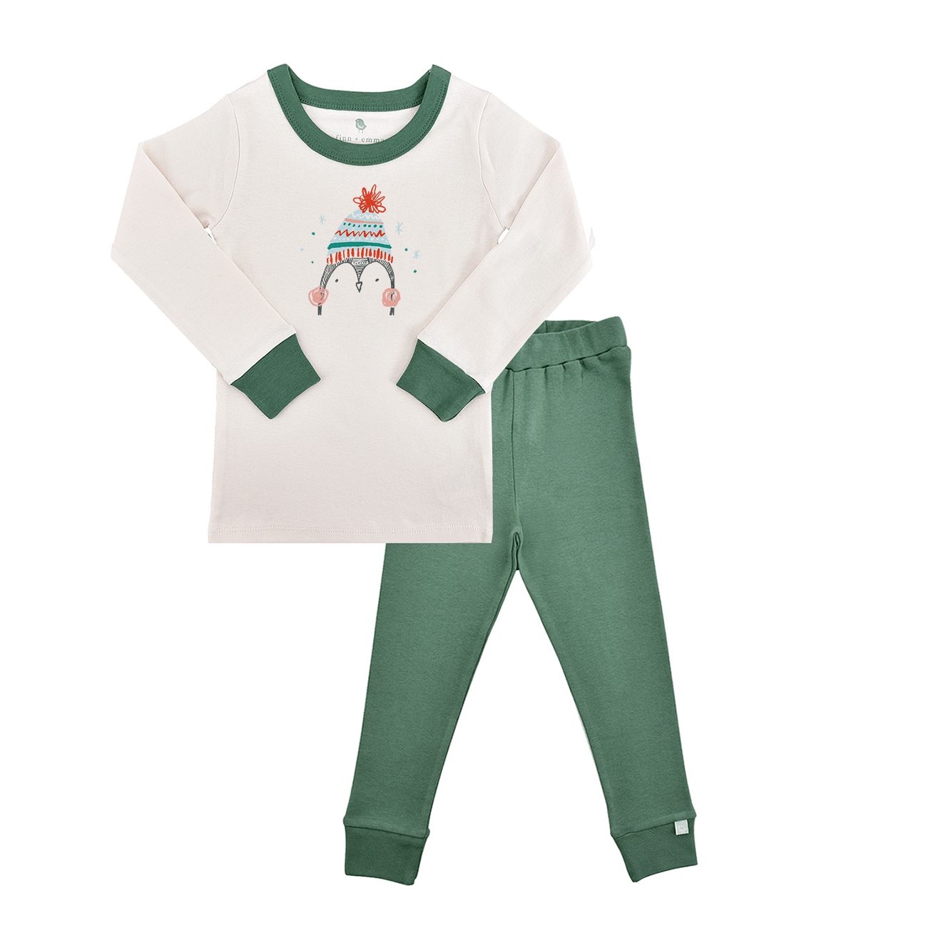 pajamas | penguin pine green - Aaria Tees Aaria Tees