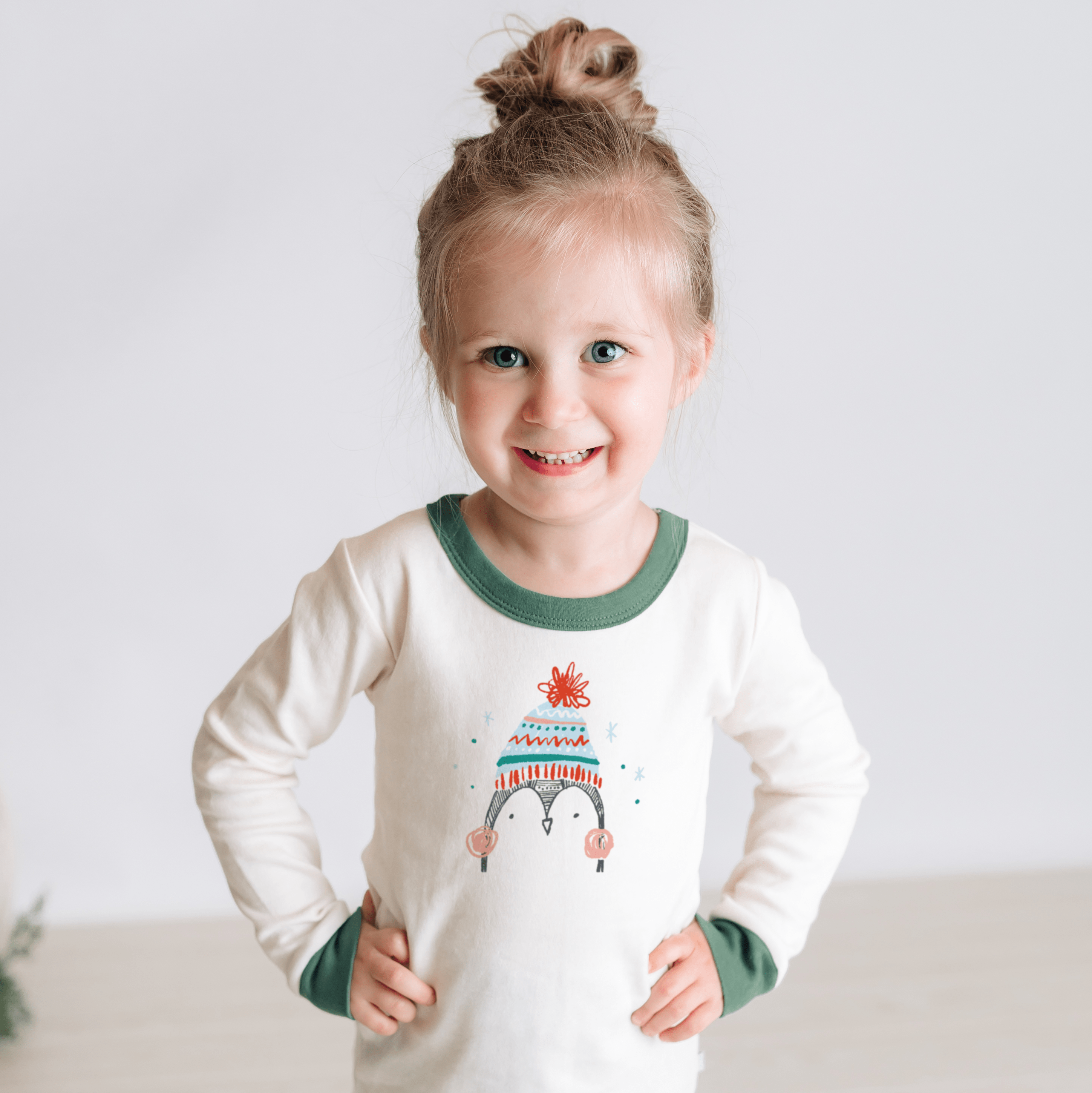 pajamas | penguin pine green - Aaria Tees Aaria Tees