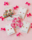 Penny Heart Statement Earrings - Love Struck Pink - Aaria Tees Aaria Tees