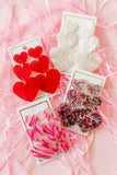 Penny Heart Statement Earrings - Love Struck Pink - Aaria Tees Aaria Tees