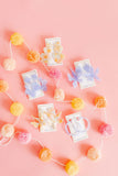 Penny Heart Statement Earrings - Rainbow Sherbert - Aaria Tees Aaria Tees