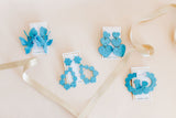 Penny Heart Statement Earrings - Turquoise - Aaria Tees Aaria Tees