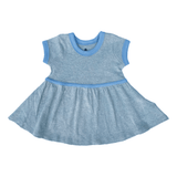 short sleeve twirl dress | periwinkle colorblock - Aaria Tees Aaria Tees
