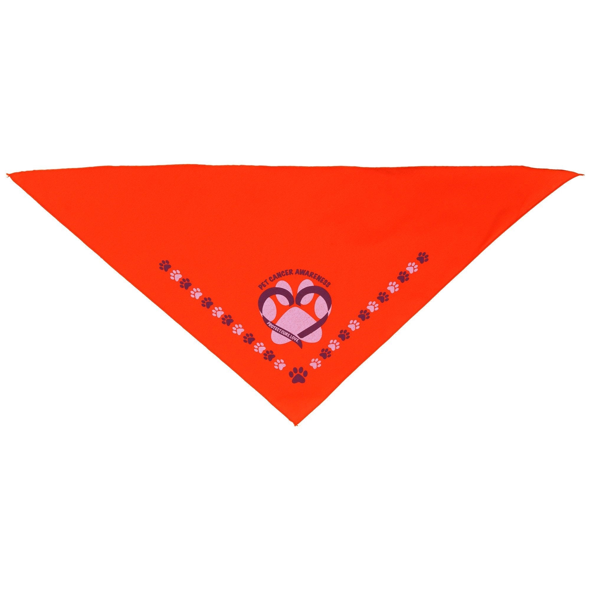 Pet Cancer Awareness Pet Bandana - Aaria Tees Aaria Tees