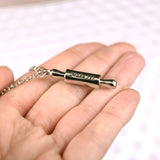 Pewter Rolling Pin Necklace - Aaria Tees Aaria Tees