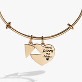 'Take A Pizza My Heart' Multi Charm Bangle - Aaria Tees Aaria Tees