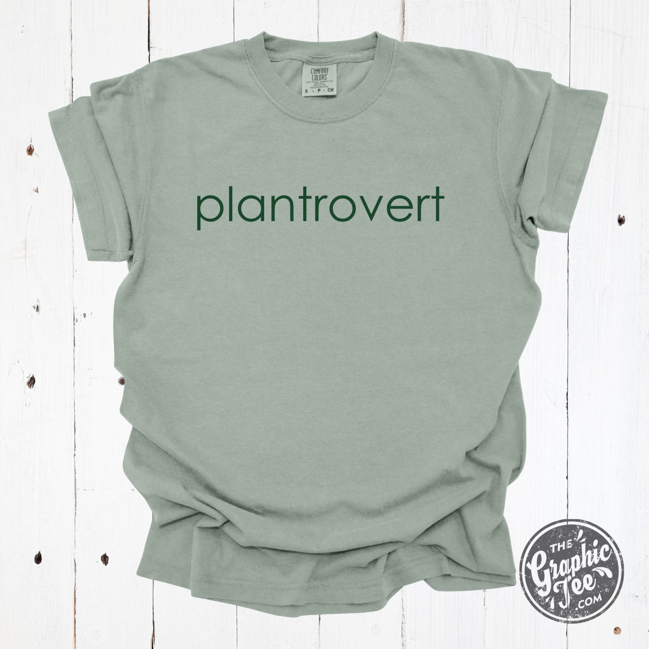 Plantrovert Round Pigment Dyed Tee - Aaria Tees Aaria Tees