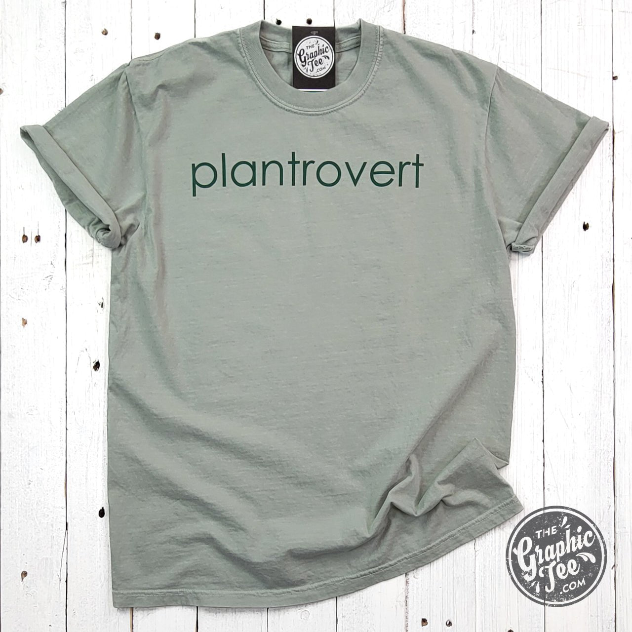 Plantrovert Round Pigment Dyed Tee - Aaria Tees Aaria Tees