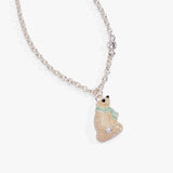 Polar Bear Pendant Necklace - Aaria Tees Aaria Tees