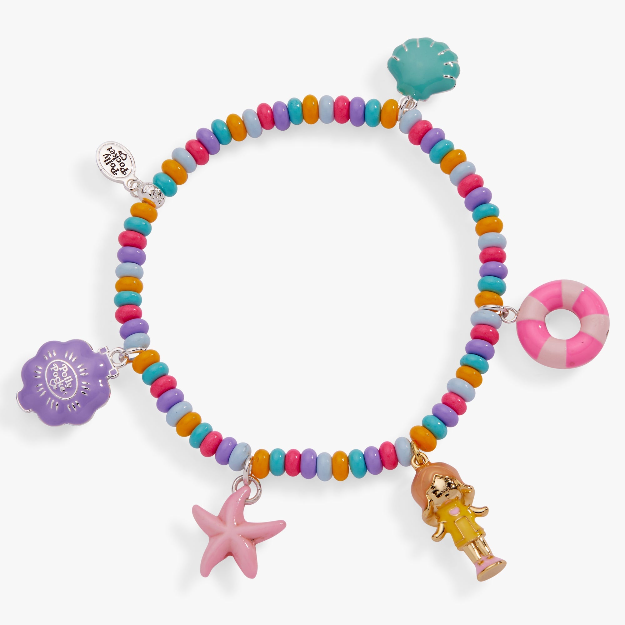 Polly Pocket™ Limited Edition Pool Party Stretch Charm Bracelet - Aaria Tees Aaria Tees