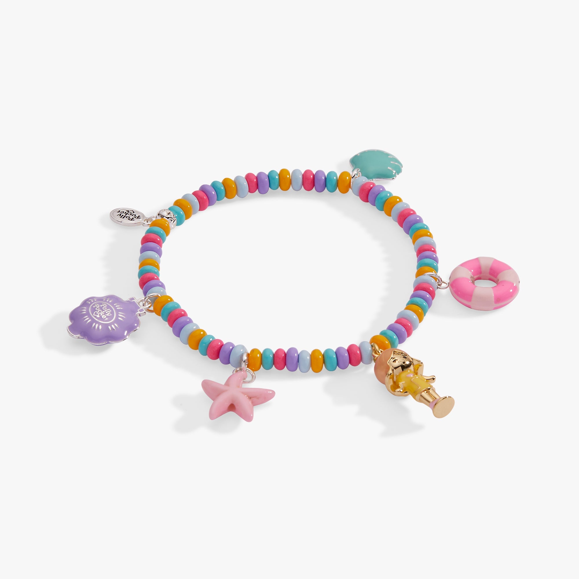Polly Pocket™ Limited Edition Pool Party Stretch Charm Bracelet - Aaria Tees Aaria Tees