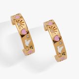 'Pray, Wait and Trust' Hoop Earrings - Aaria Tees Aaria Tees