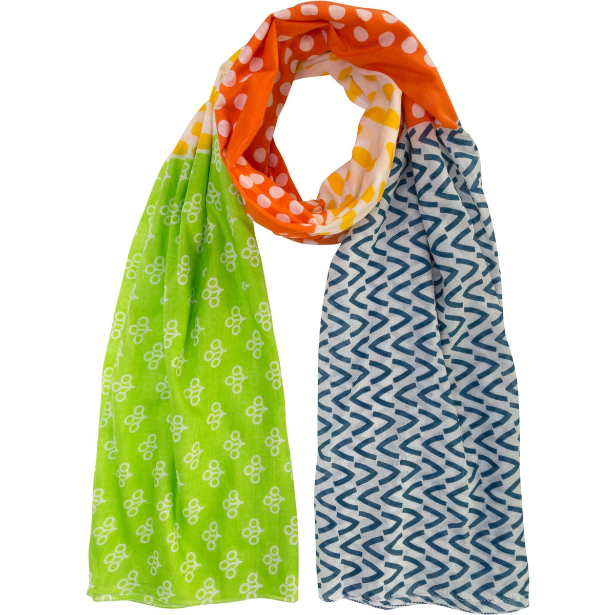 Print Mix Scarf - Aaria Tees