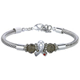 Diabetes Awareness Ribbon Cable Bracelet! - Aaria Tees Aaria Tees