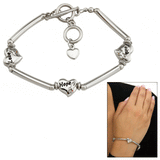 Faith Hope Love Diabetes Awareness Heart Bracelet! - Aaria Tees Aaria Tees