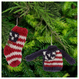 Old Glory Sweater & Stocking Ornaments - Set of 2! - Aaria Tees Aaria Tees