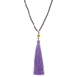 Purple Tassel Necklace! - Aaria Tees Aaria Tees