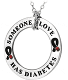 Someone I Love Has Diabetes Awareness Necklace! - Aaria Tees Aaria Tees
