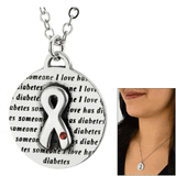 Someone I Love Has Diabetes Necklace! - Aaria Tees Aaria Tees